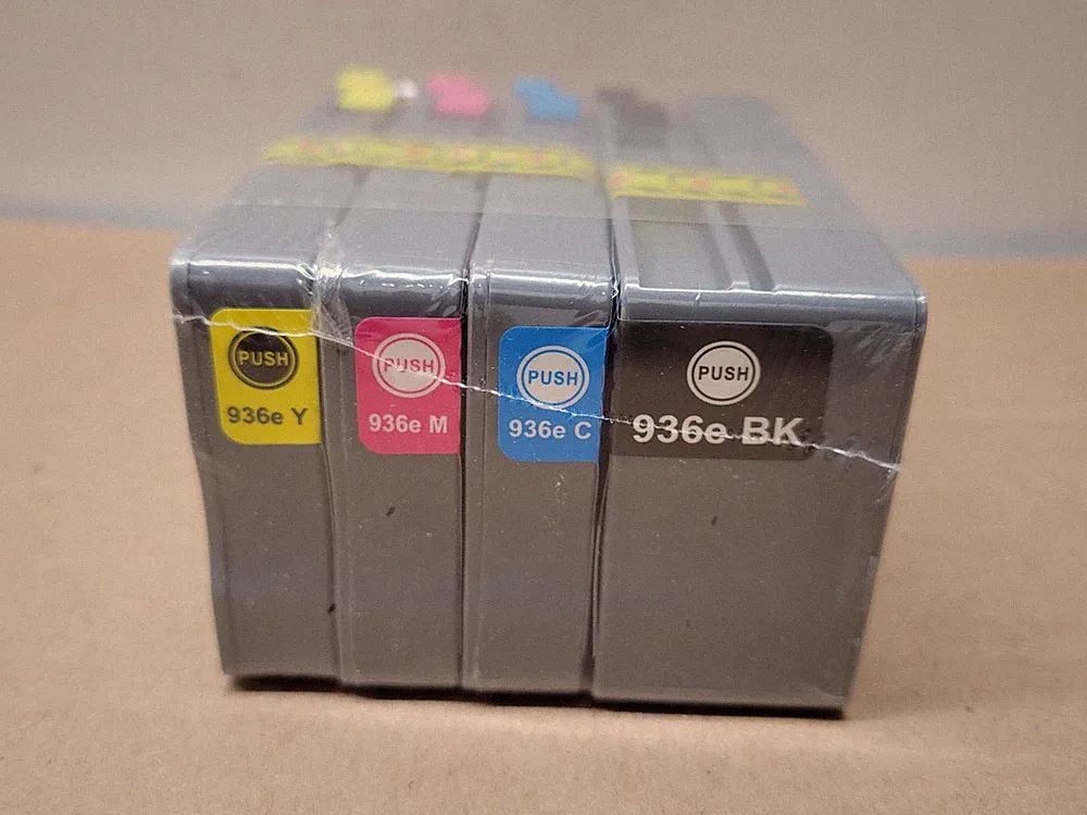 4 Pack 936e Combo Ink Cartridges Compatible with HP 936XL OfficeJet Pro