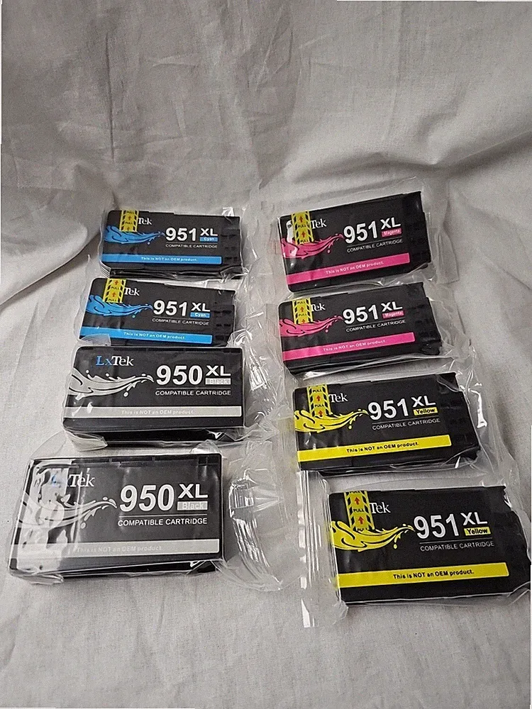 8 Pcs - LxTek Compatible Ink Cartridge Replacement for950XL 951XL New