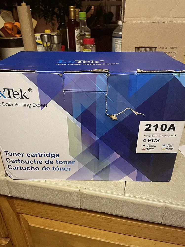 LxTek 210a Multipack Toner Cartridge Black Magenta Cyan Yellow Printer Ink New