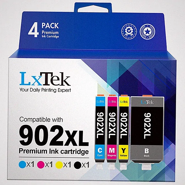 LxTek 902XL Ink Cartridges for HP Printers Compatible Replacement for HP 902X...