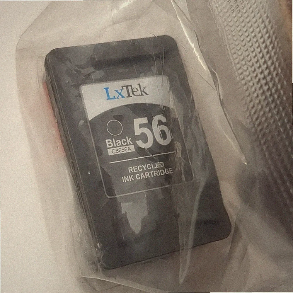 LxTek Black 56 Recycled Ink Cartridge For HP Inkjet Printer C6656A