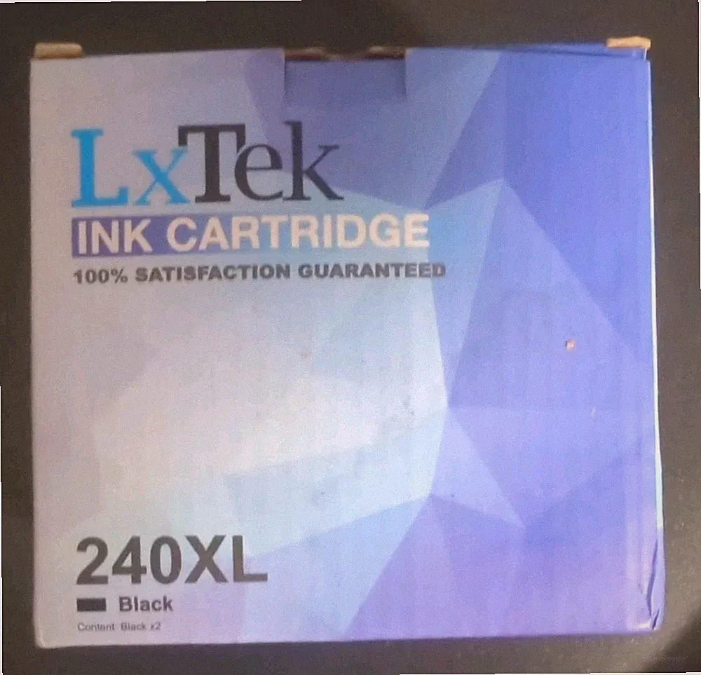 LxTek Canon PG-240XL BLACK Ink Cartridge (COMPATIBLE) (1 Cartridge) Read Descr.