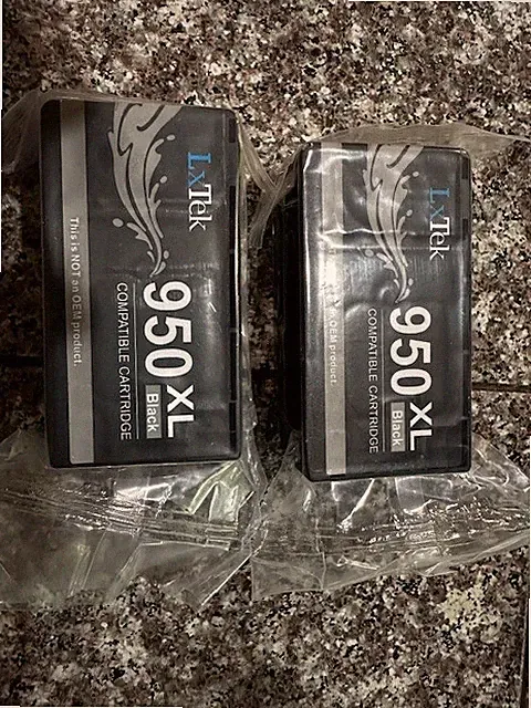 LxTek (Compatible Ink Cartridges Replacement for HP 950XL 951XL) Black ink