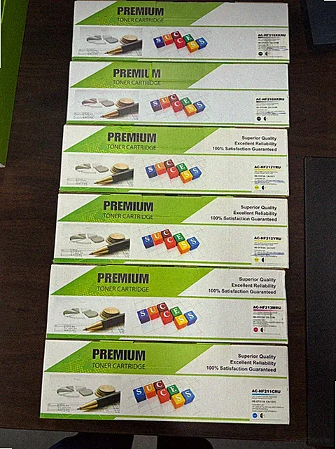 Premium Toner Cartridges NEW 2 Black, 1 Cyan, 1 Magenta, and 2 Yellow